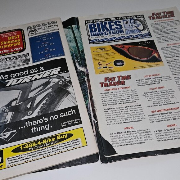 VTG 9 Mountain Bike Magazine Lot 2001 READ Condition Issues - Picture 15 of 16